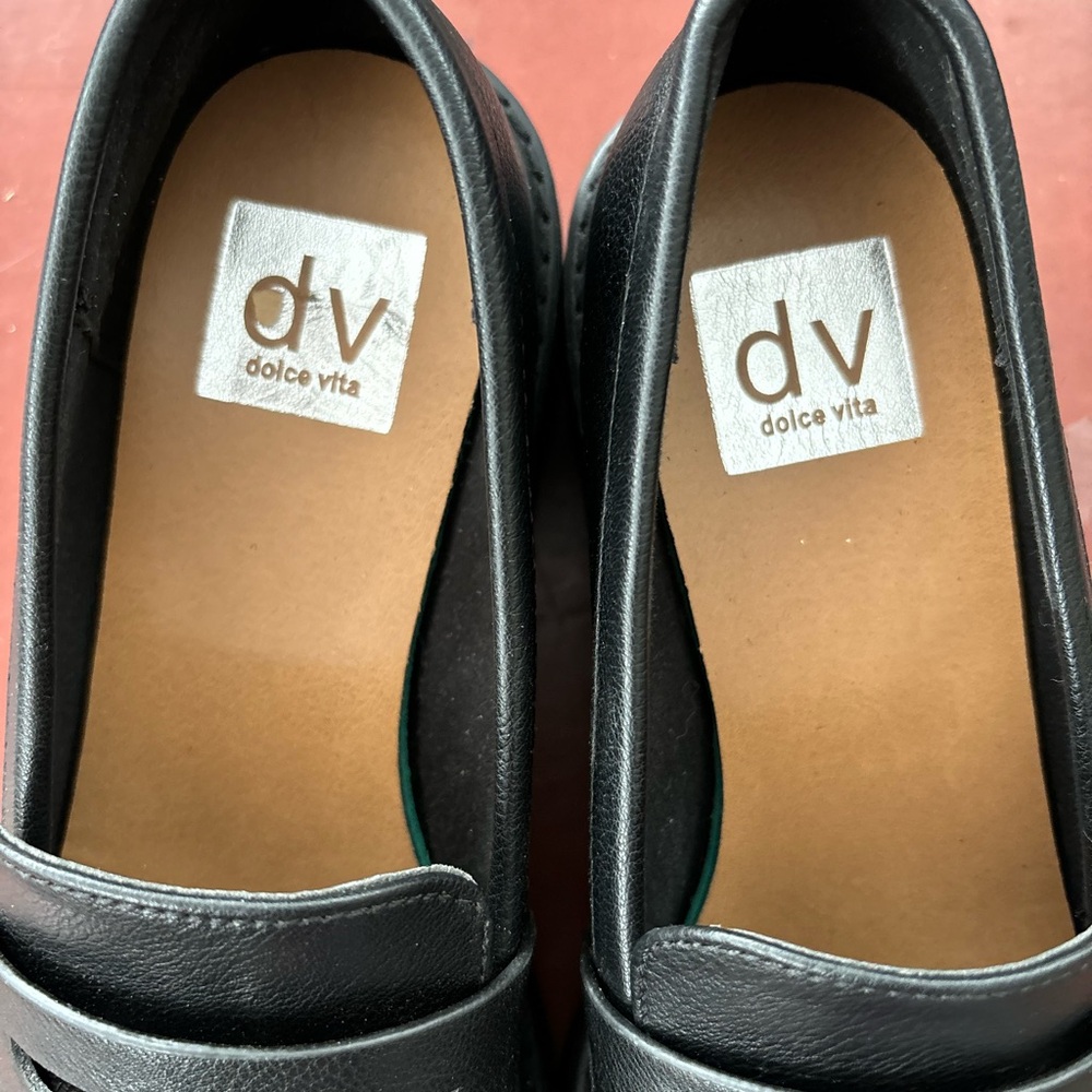 DOLCE VITA BLACK PLATFORM NWOT sz 7 - Picture 3 of 6